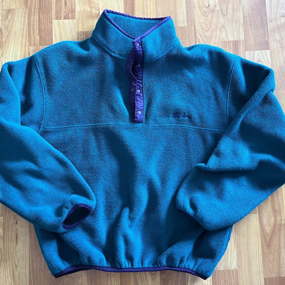 Vintage LLBean Pull Over Fleece